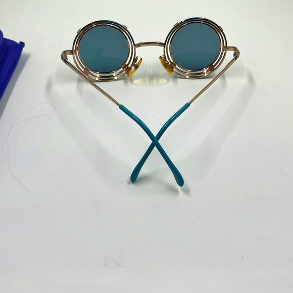 Dolce Vita Vintage Sunglasses & Case Made in Italy Gold Plated 24KT - Picture 8 of 14